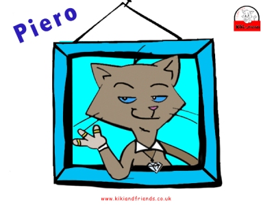 Meet Piero. A hugely popular character from the kiki and Friends series of books for children.